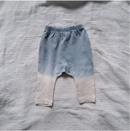 Baby leggings dip blue/ grey